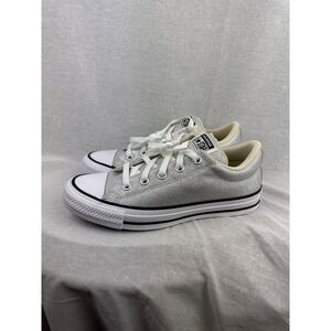 Converse CTAS Street Slip Barely Grey Silver Metallic Sneakers A17966F Size 5